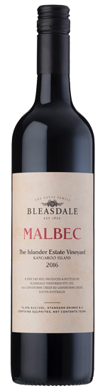 Red NV Bleasdale The Islander Vineyard Malbec